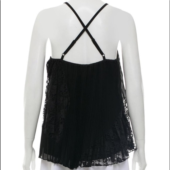 DEREK LAM 10 CROSBY Pleated Cami tank - Picture 4 of 8